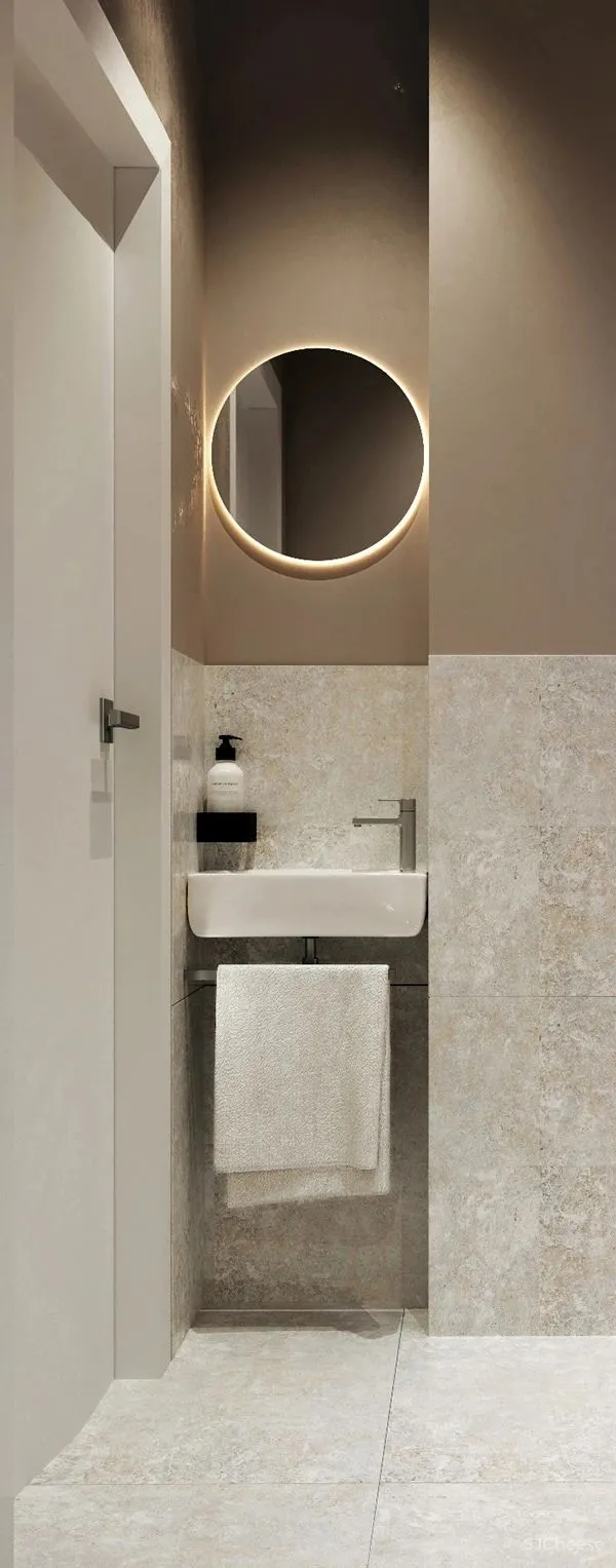 90㎡二居室,四口之家的紫色空间,漂亮!