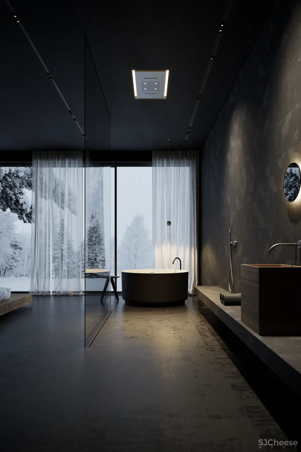 270㎡黑色空间,高级迷人!