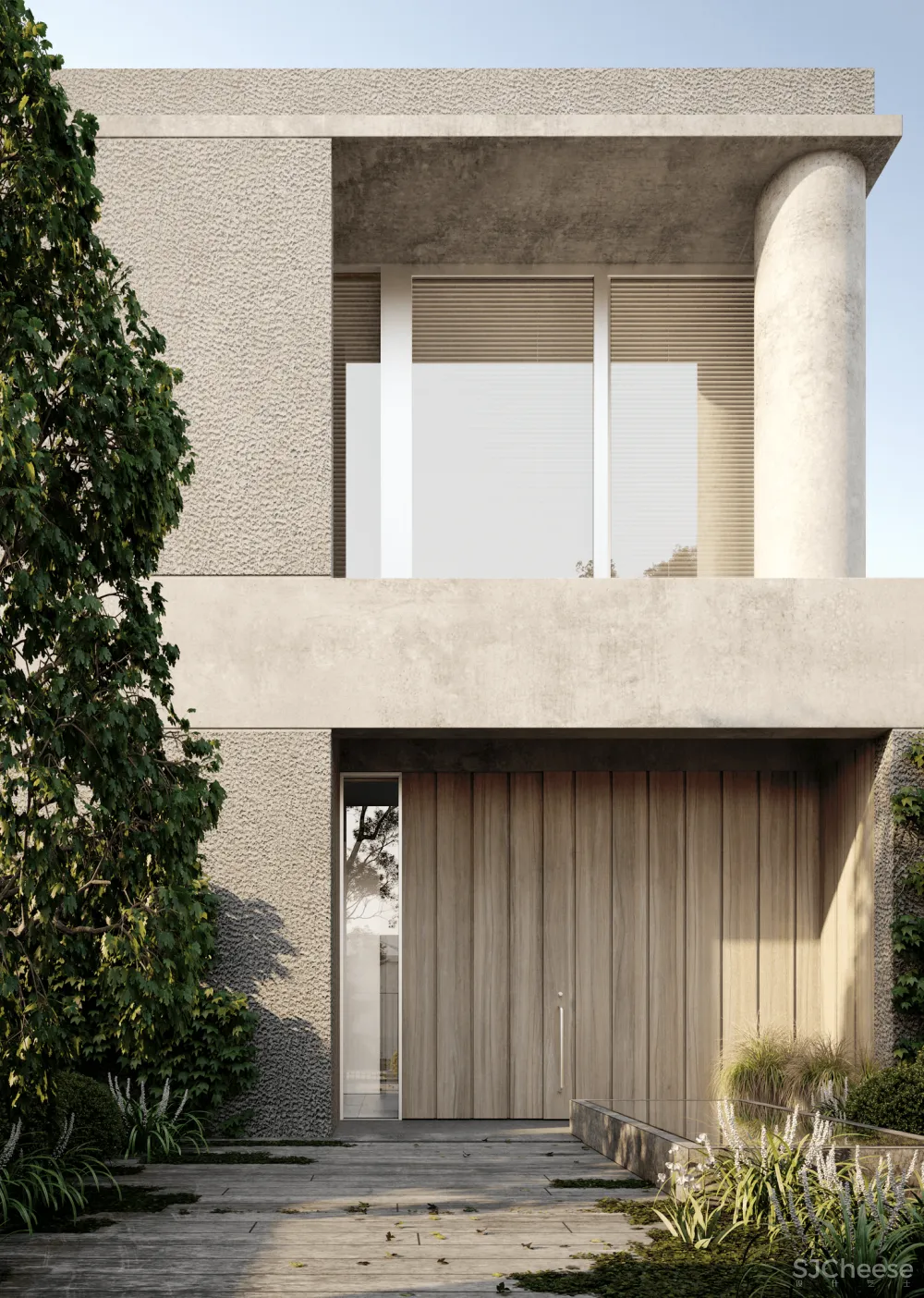 小而美的公寓楼,简约又有细节,这才叫高级!