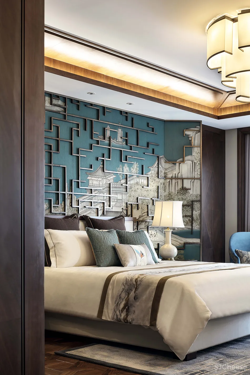 1000㎡经典中式大宅,移步换景,雅韵清风!