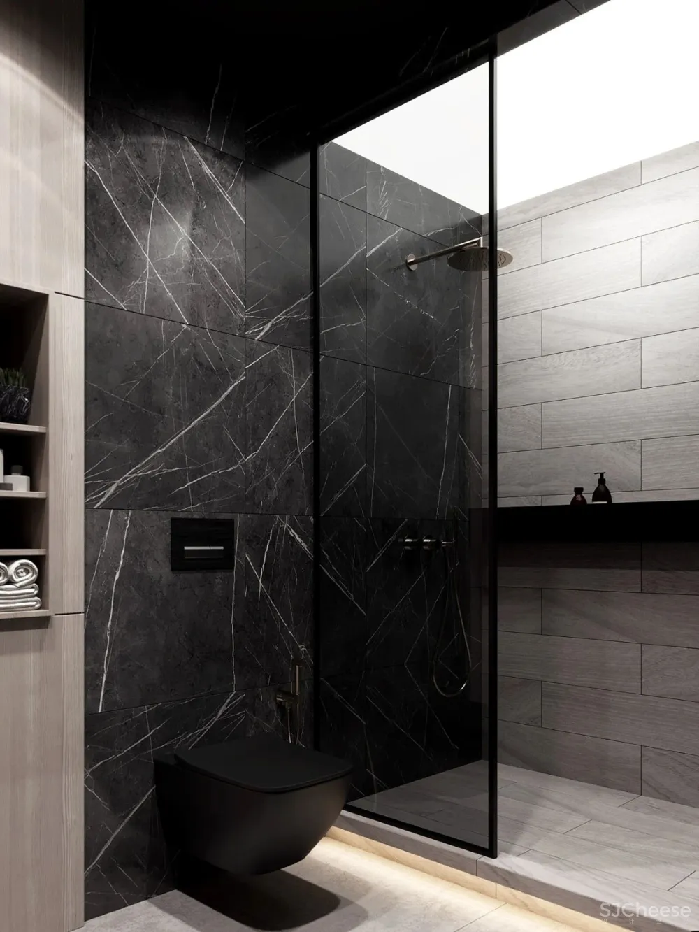 105㎡深色极简,美出新高度!