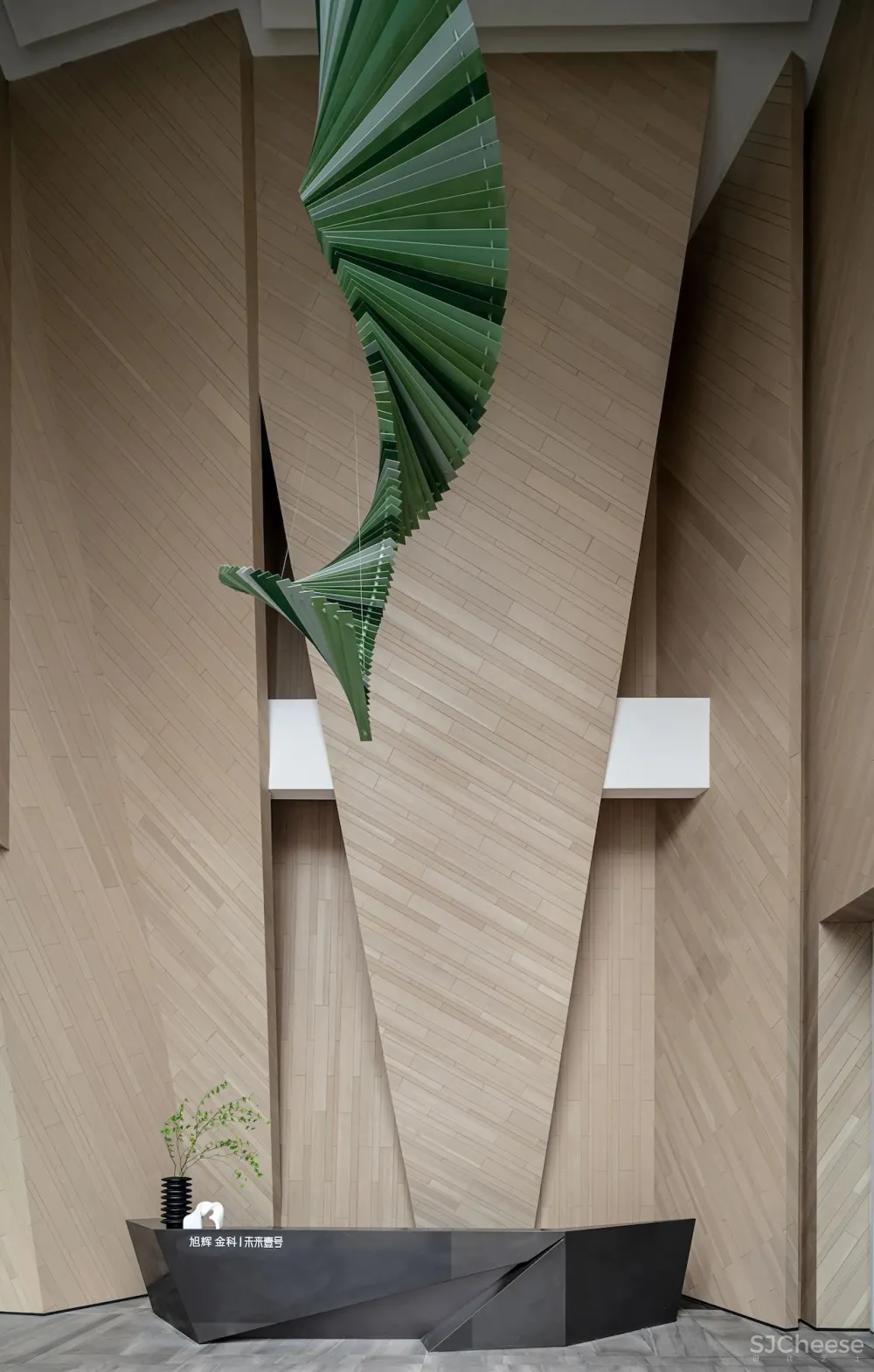 尚壹扬新作丨折线,让空间起舞:旭辉⾦科·贵阳乌当销售中⼼