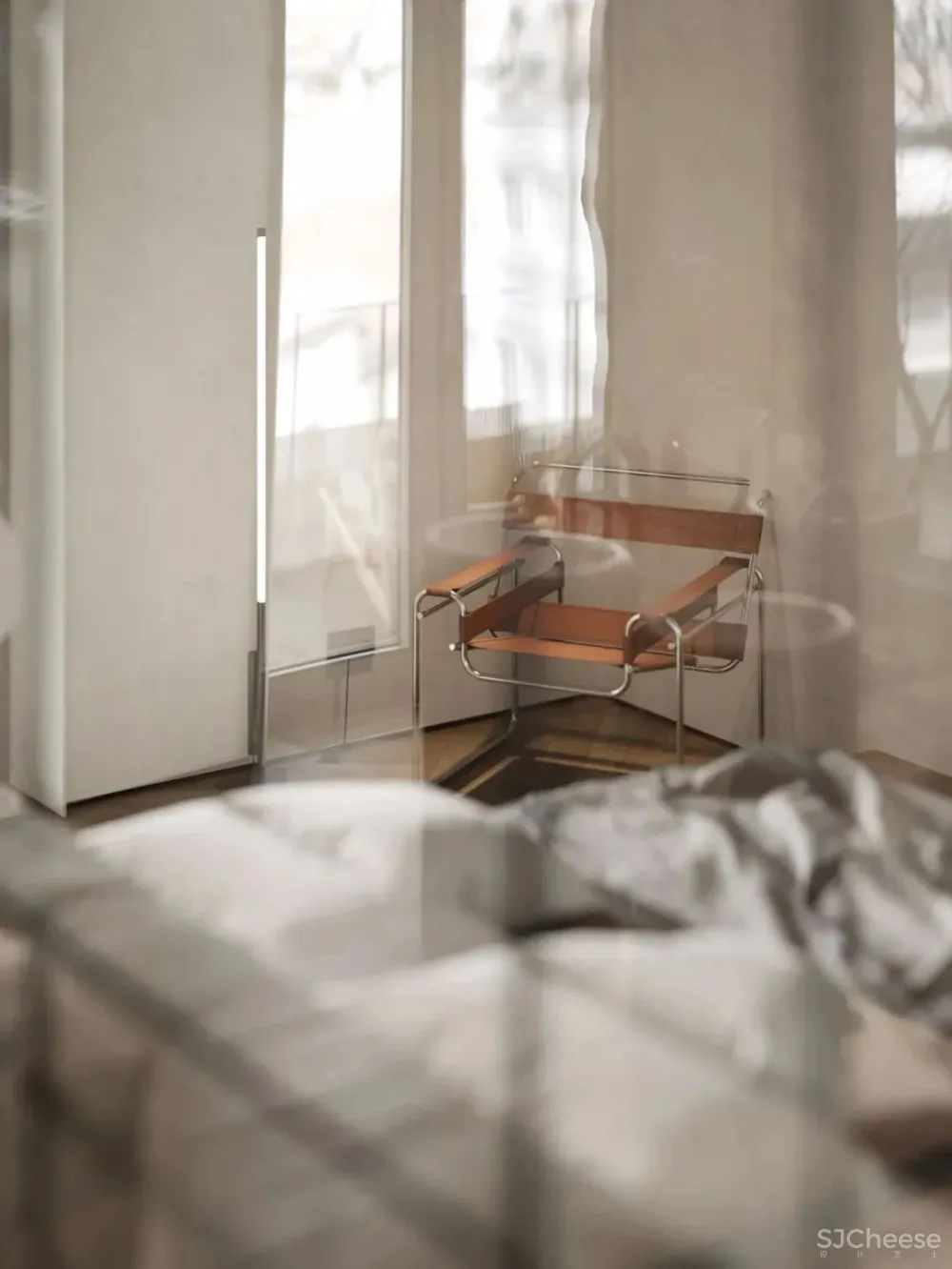 136㎡公寓藏着透明卫生间，想想都刺激！