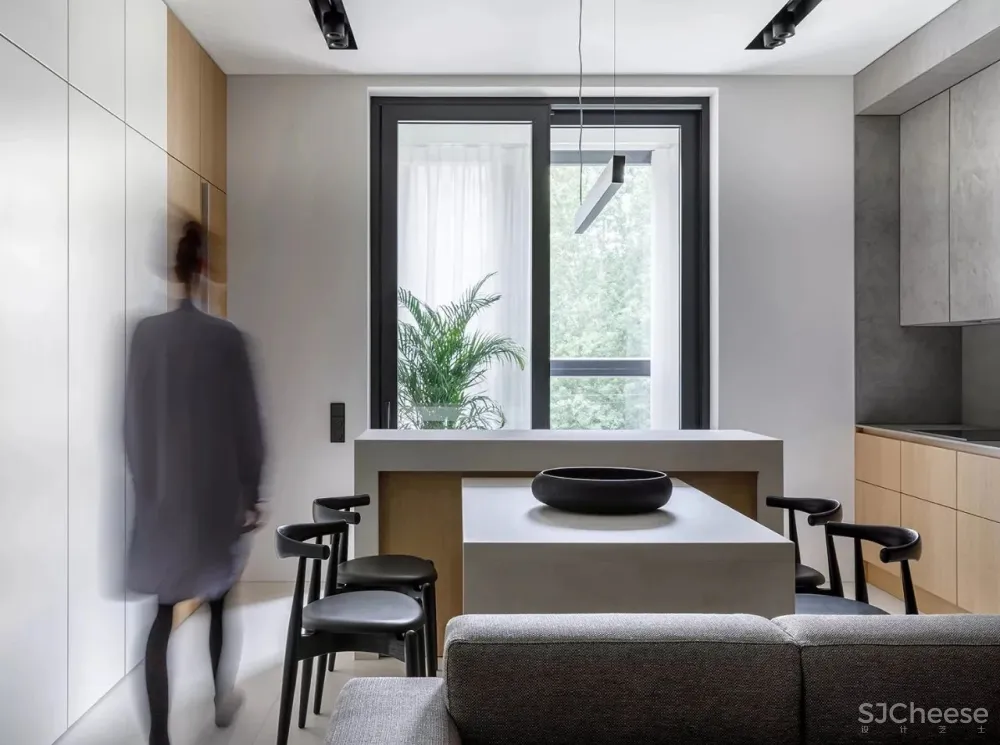 116m² 私宅,简约风格下,却有着强大的收纳空间