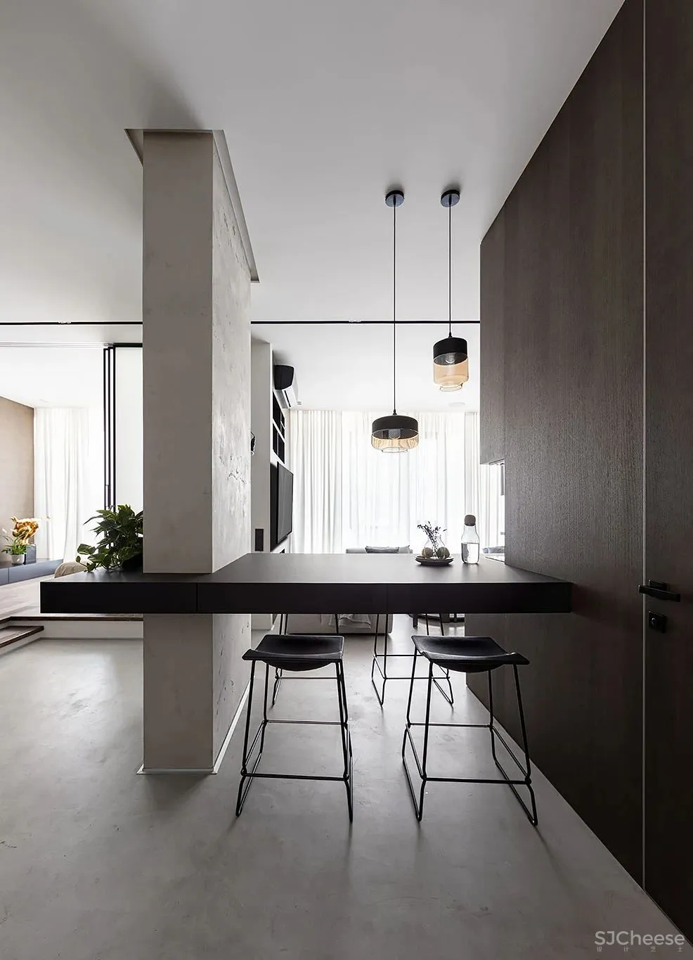 现代极简风一居室 Diana Lobodiuk