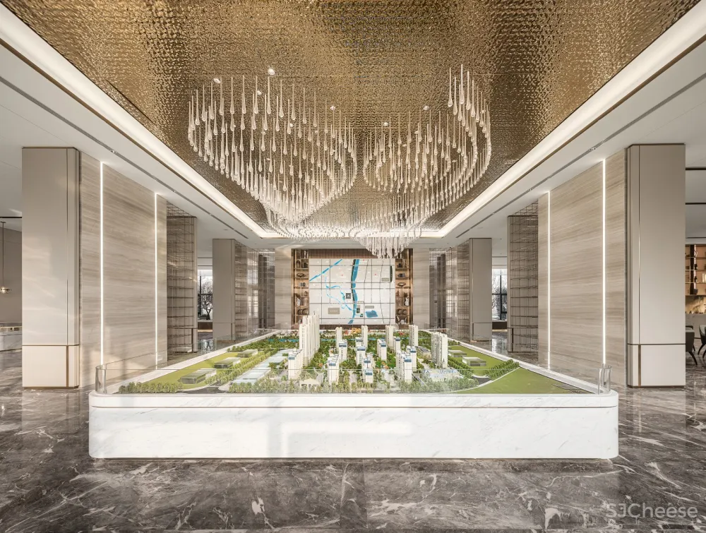 TT 新作 | 金色光华 向光生长 — 西安香榭汇沣营销会所