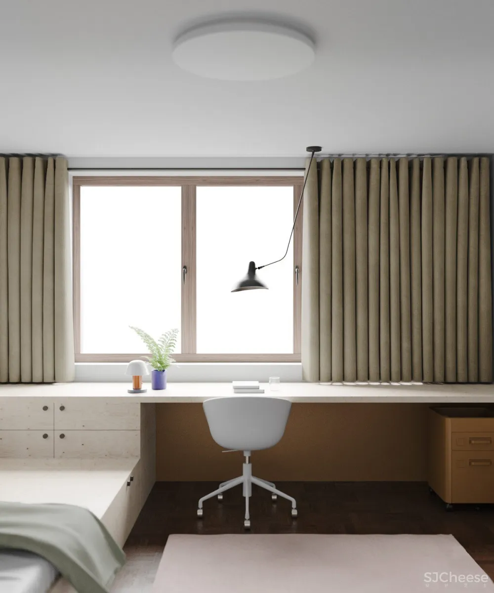 105㎡公寓改造,经典墙裙饰面的现代运用,尽显复古魅力!