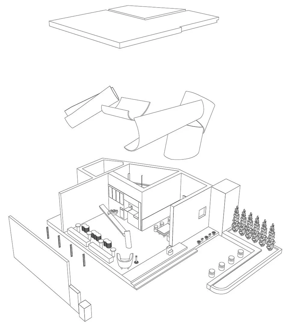 新作 对当下青年社交状态的探索 香蕉咖啡馆 芒果建筑设计有限公司