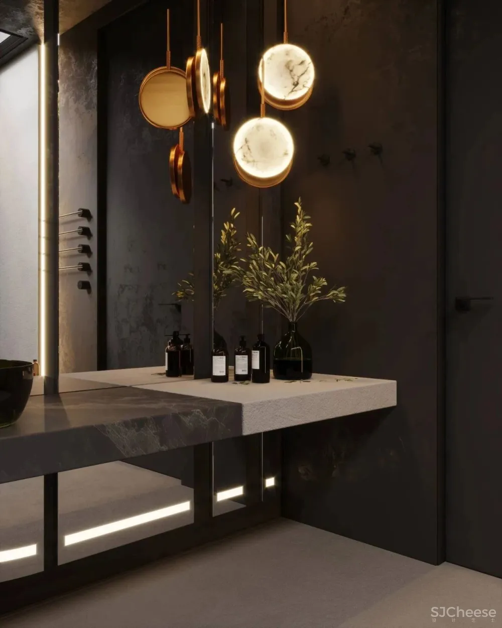 250㎡高级黑别墅，满满的高级感！