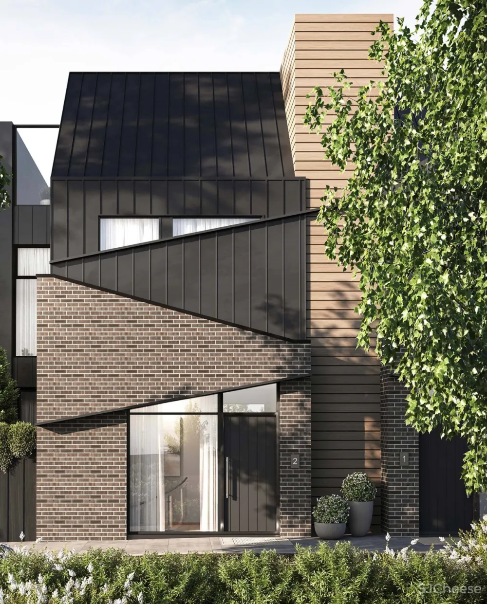 别墅这样设计,简洁又有范!