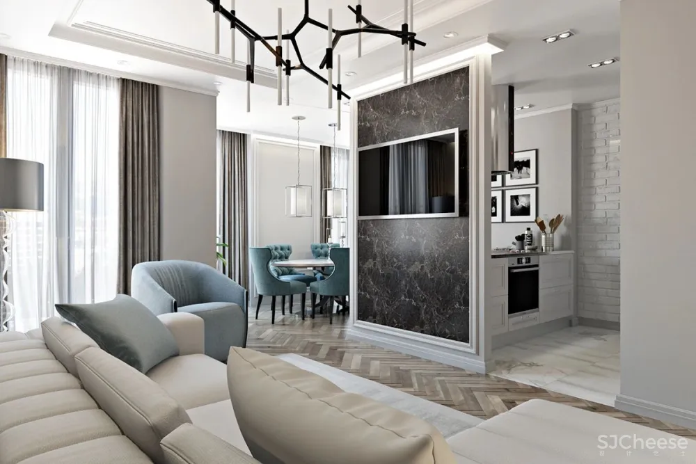 小美式：简洁的形式和色彩来表达!