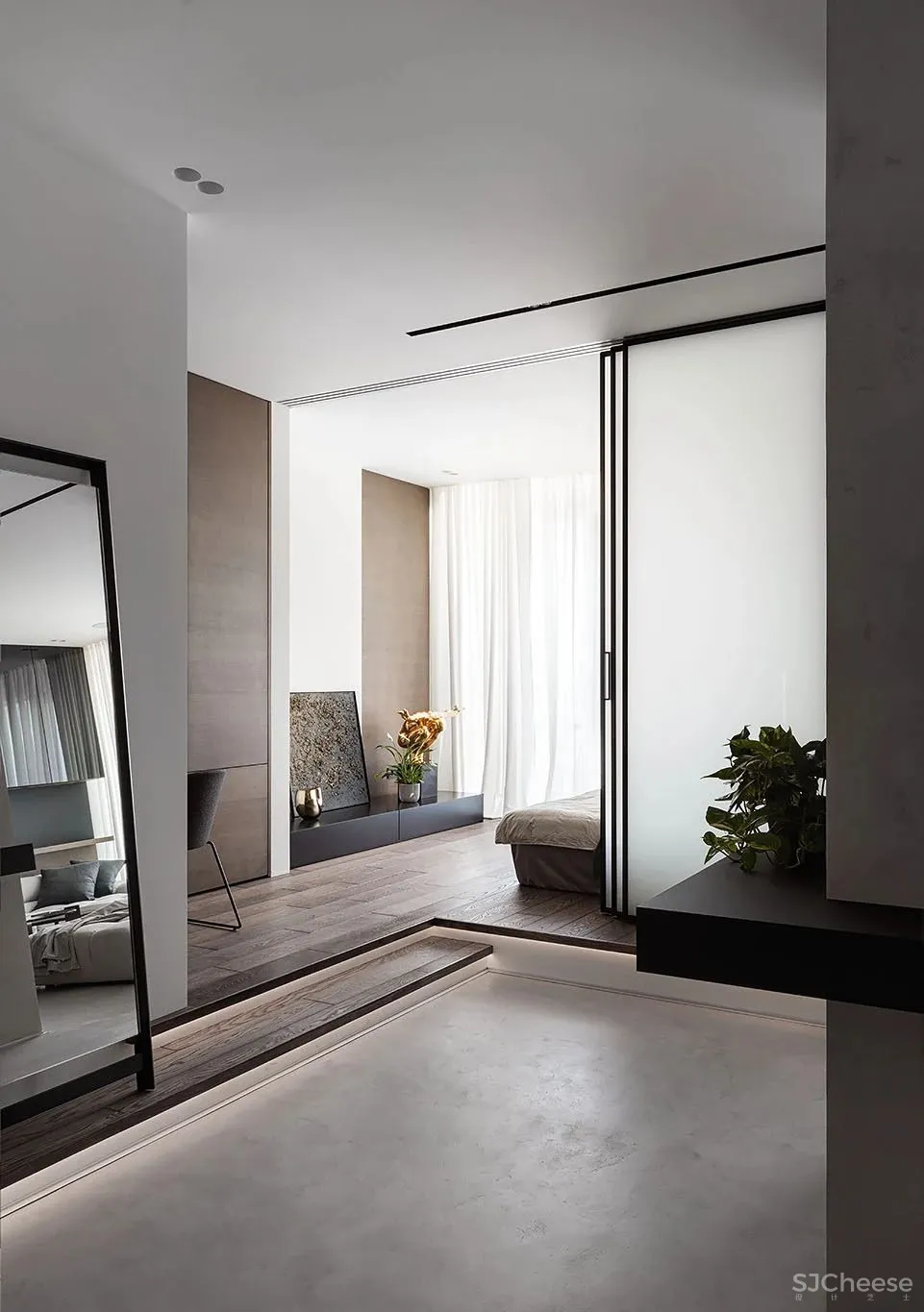 现代极简风一居室 Diana Lobodiuk