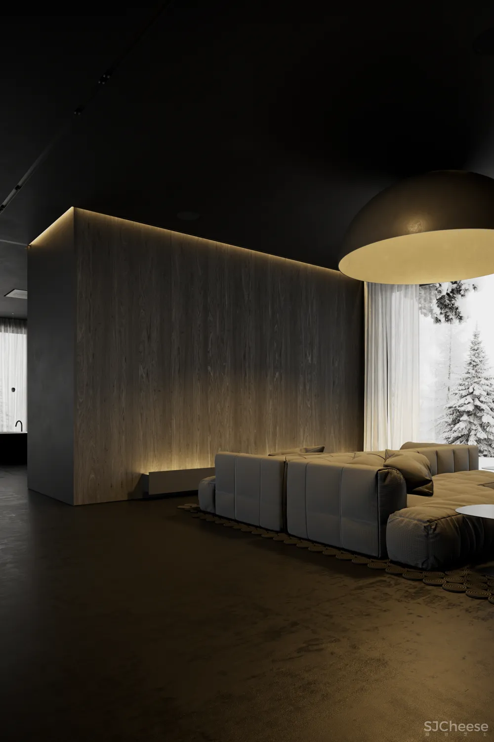 270㎡黑色空间,高级迷人!