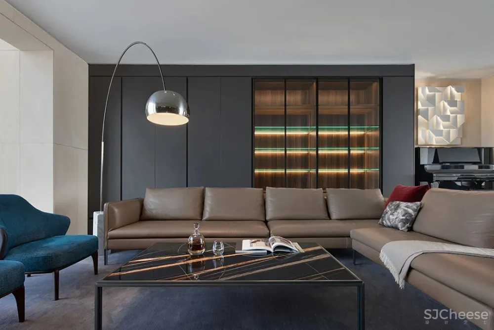 JANMEI 黄洁新 540㎡ 顶层复式,一家人将生活过成了极简诗意