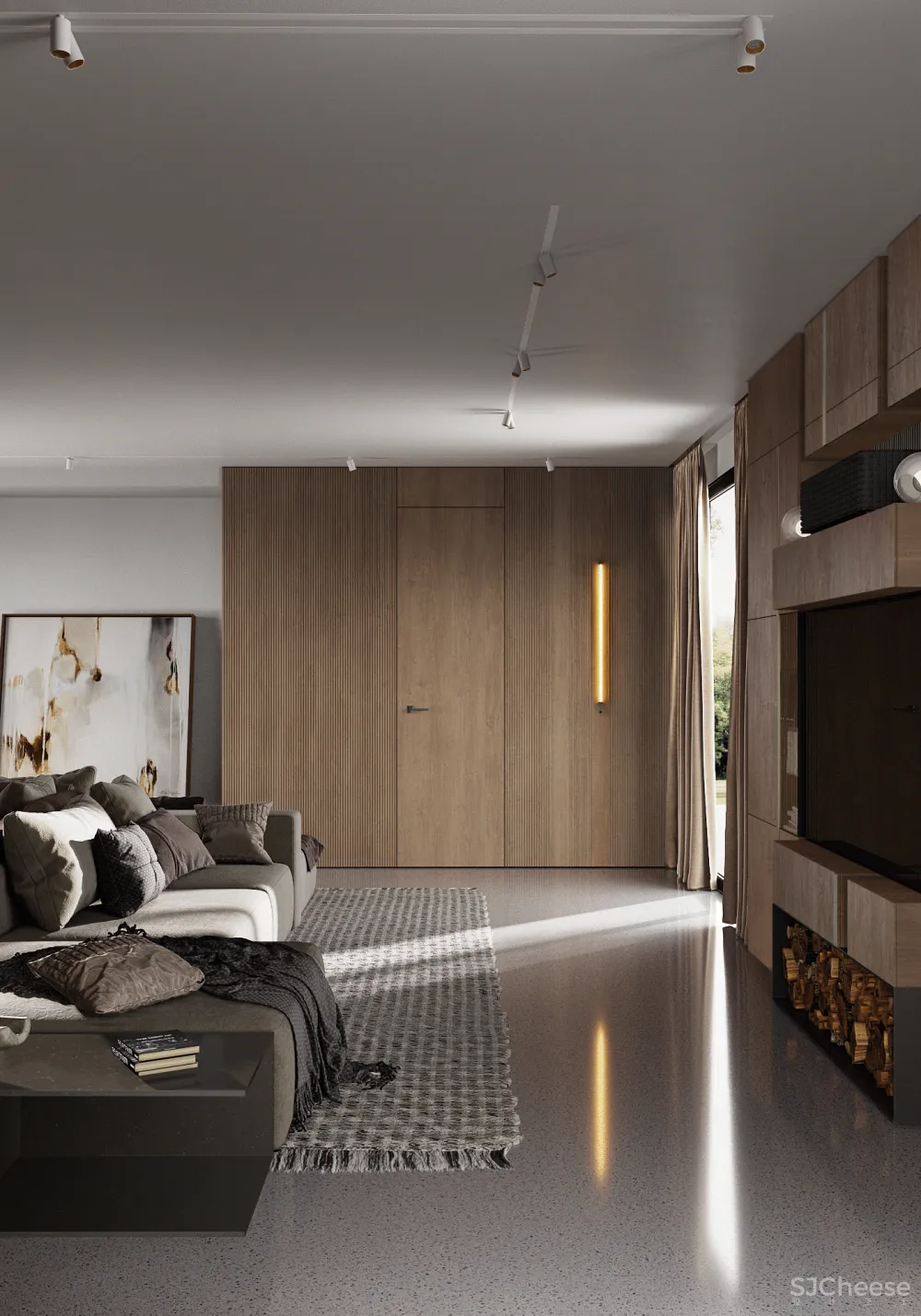 86.9㎡现代家居，别具魅力的空间设计！