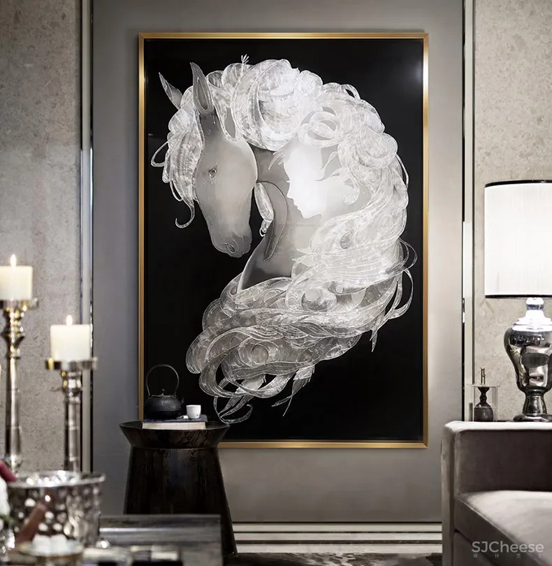 手工画的质感——白马之恋