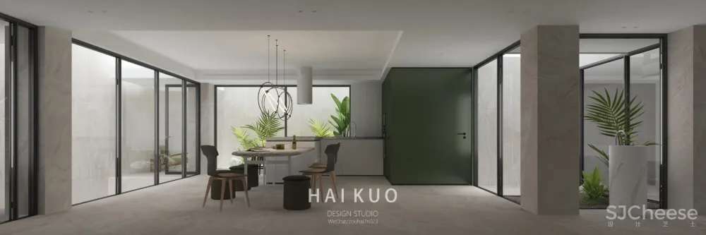 海阔独立设计工作室原创新作/金科美院端户