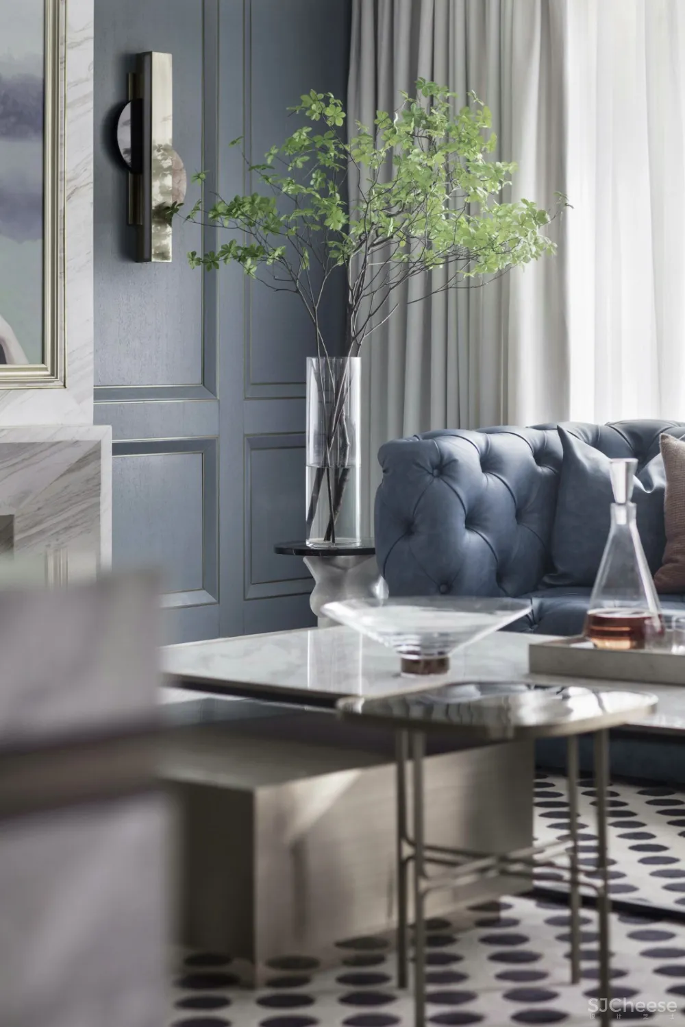 400㎡法式浪漫别墅,致敬经典的现代优雅演绎装修设计案例|