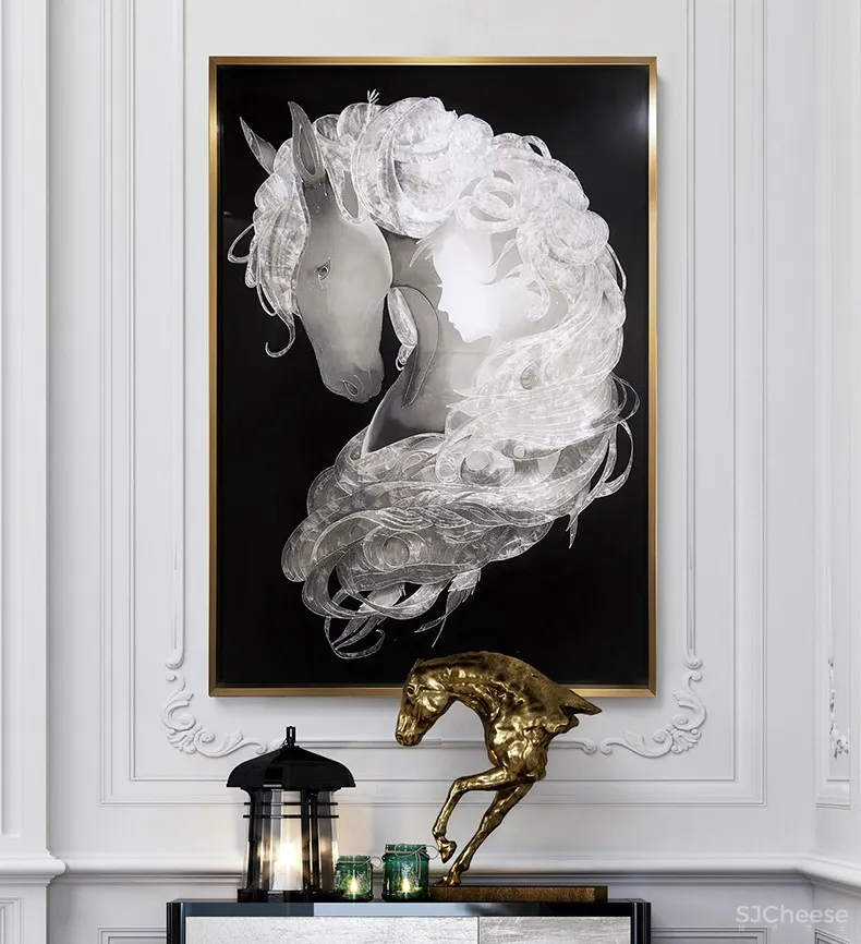 手工画的质感——白马之恋