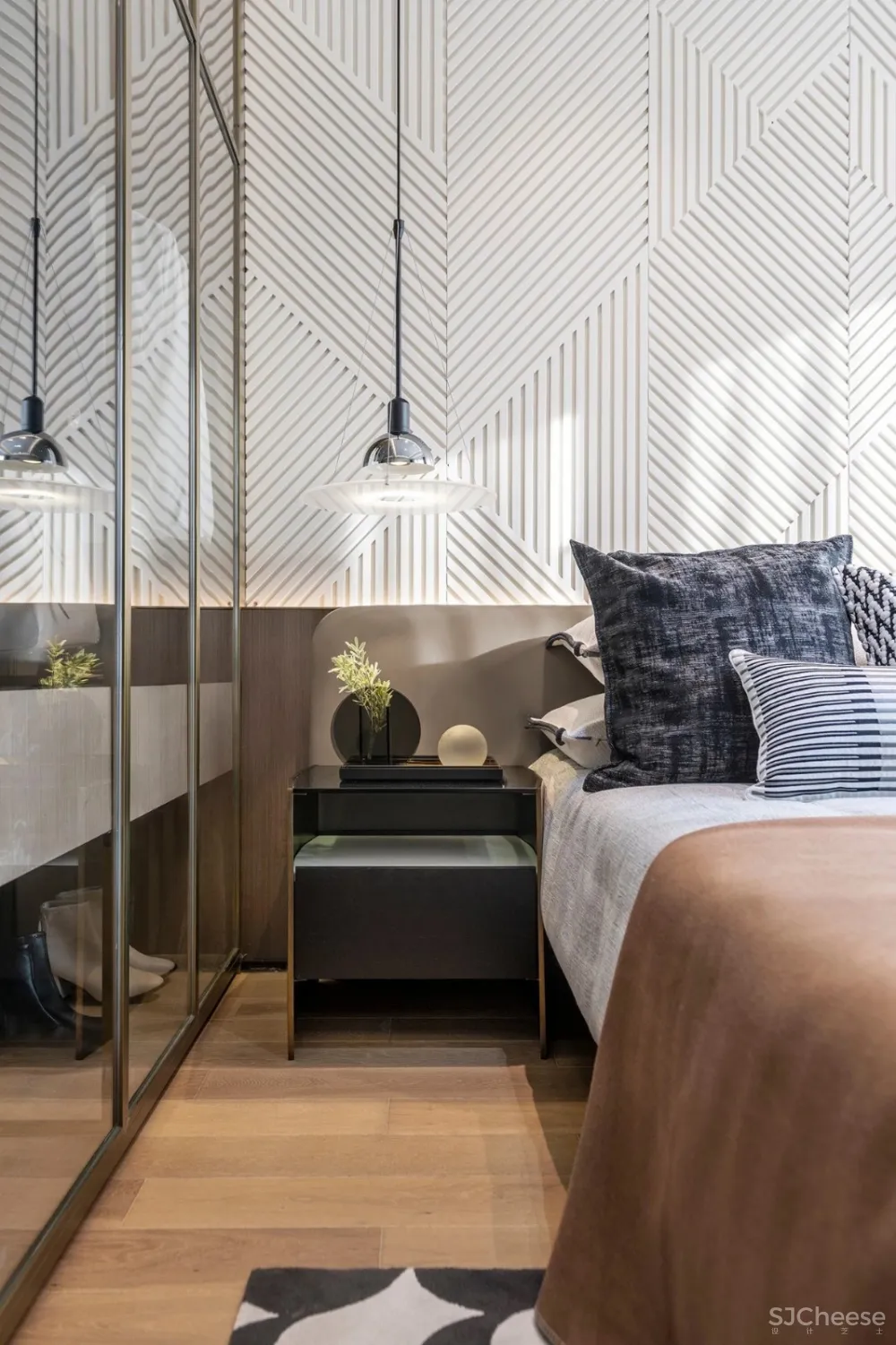 90平户型样板间项目装修设计案例