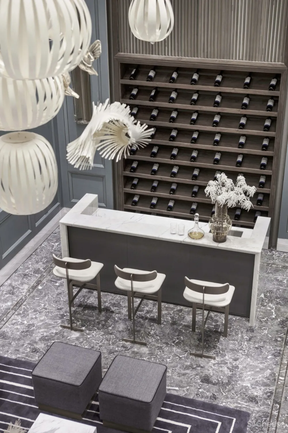 400㎡法式浪漫别墅,致敬经典的现代优雅演绎装修设计案例|