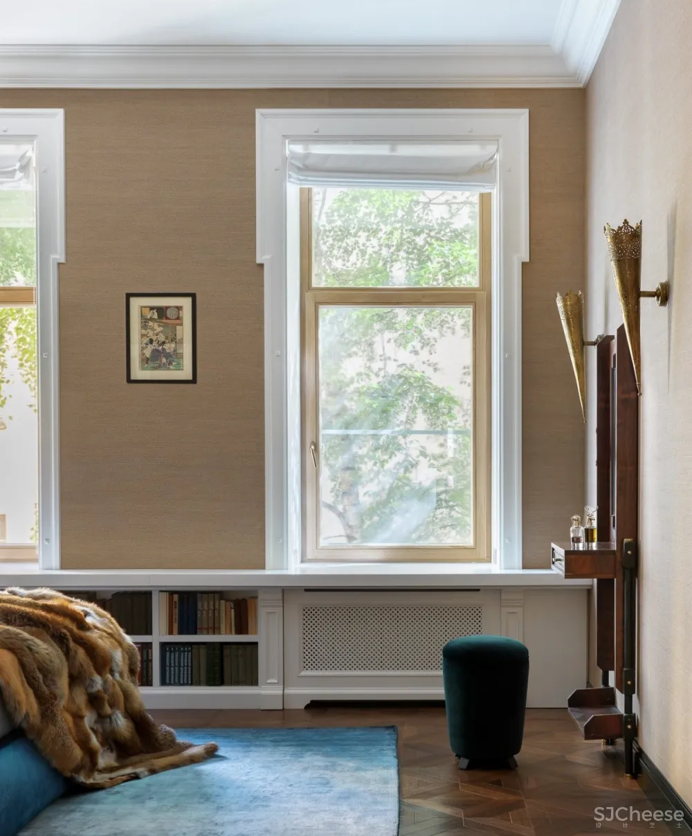 现代经典的灰色公寓空间