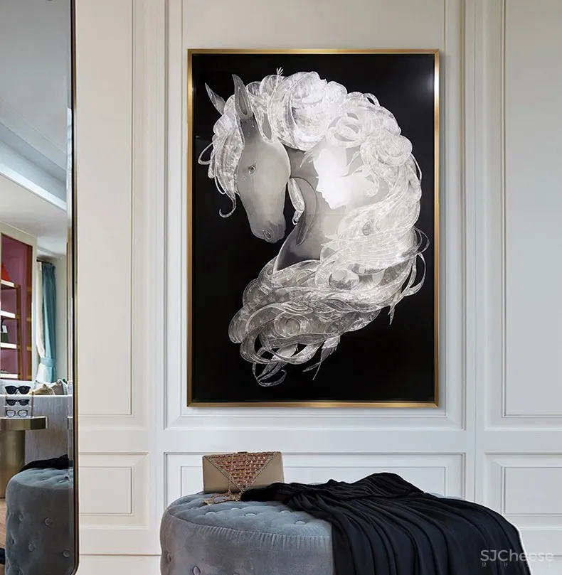 手工画的质感——白马之恋