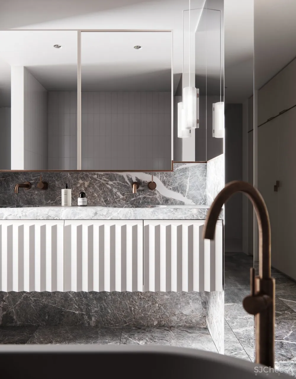 墨尔本,优雅,极简,充满质感和有机形态