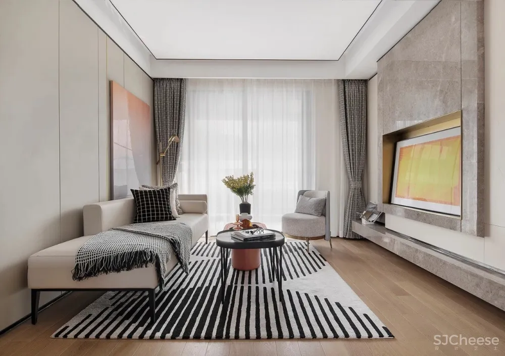 90平户型样板间项目装修设计案例