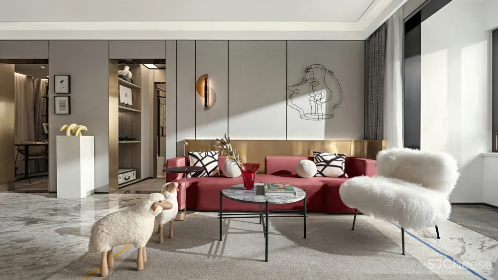 仅70㎡的现代主义风格的公寓