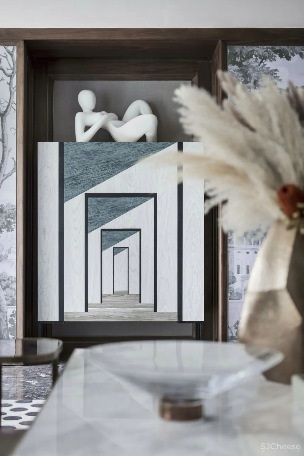 400㎡法式浪漫别墅,致敬经典的现代优雅演绎装修设计案例|