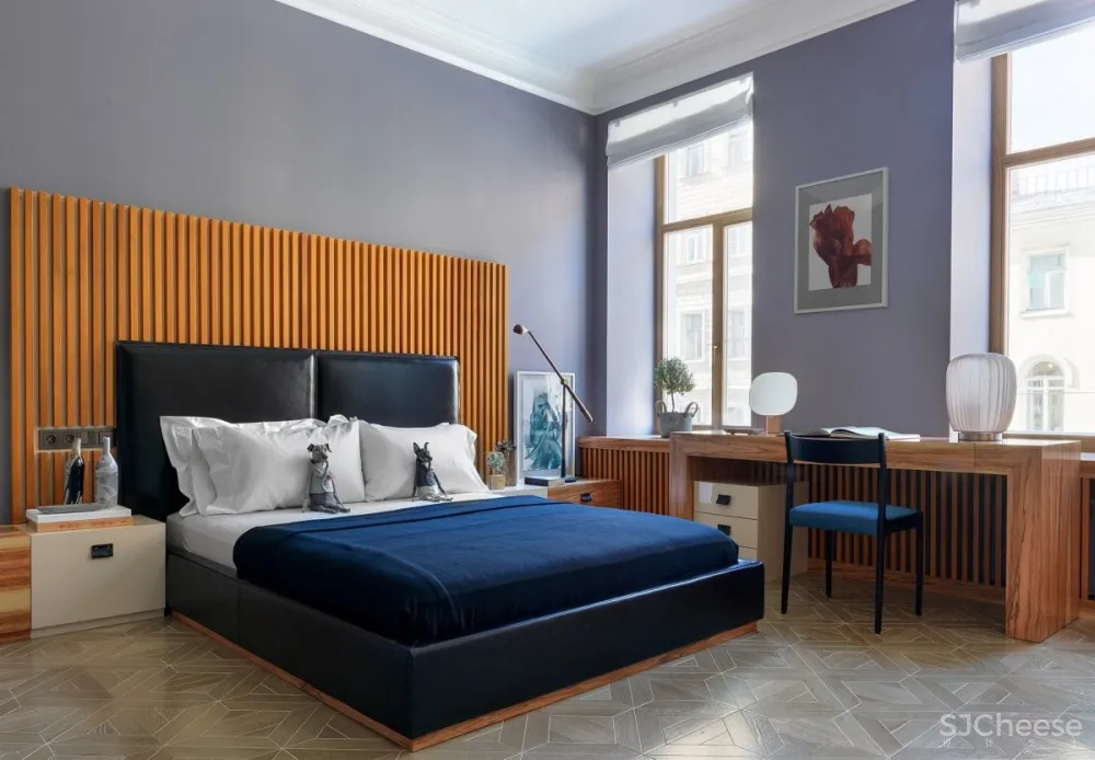 现代经典的灰色公寓空间