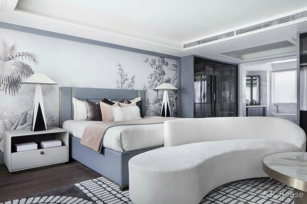 400㎡法式浪漫别墅,致敬经典的现代优雅演绎装修设计案例|