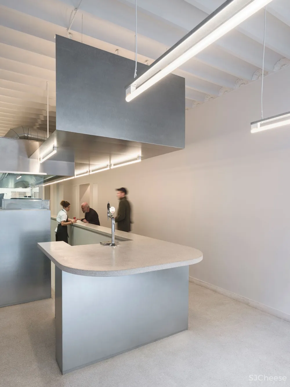 首发 | DAVID THULSTRUP工作室设计,哥本哈根简约风格汉堡店
