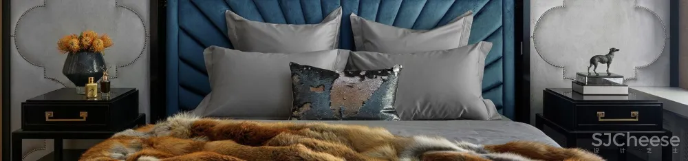 现代经典的灰色公寓空间