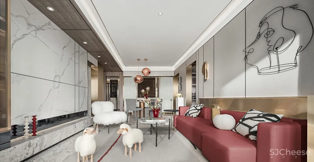 仅70㎡的现代主义风格的公寓