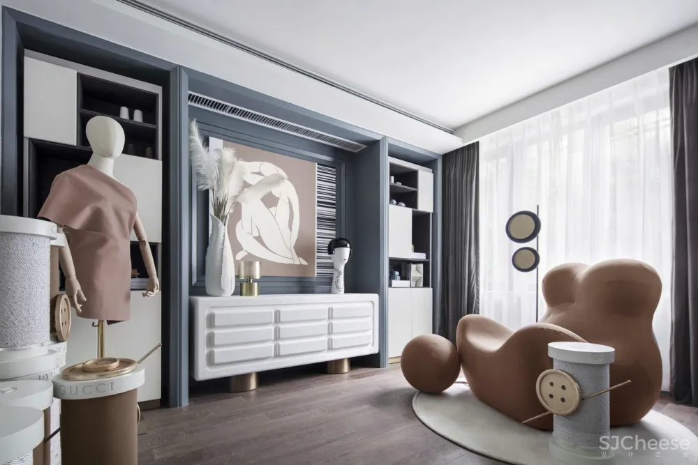 400㎡法式浪漫别墅,致敬经典的现代优雅演绎装修设计案例|