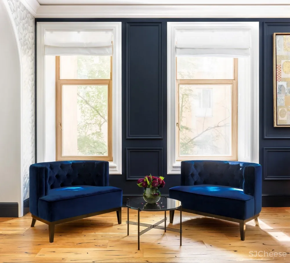 现代经典的灰色公寓空间