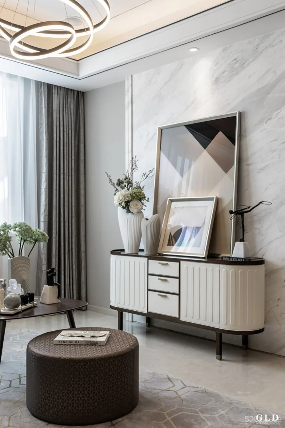 GLD绿檀设计作品 | 绿城·濮园项目95㎡样板间