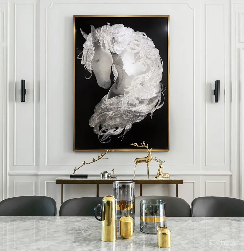 手工画的质感——白马之恋