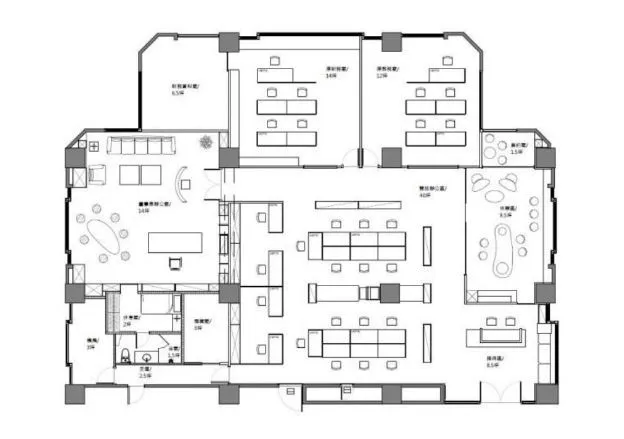 330㎡办公室设计 | 在禅意的魅力下,每个角落都变得清闲自适!