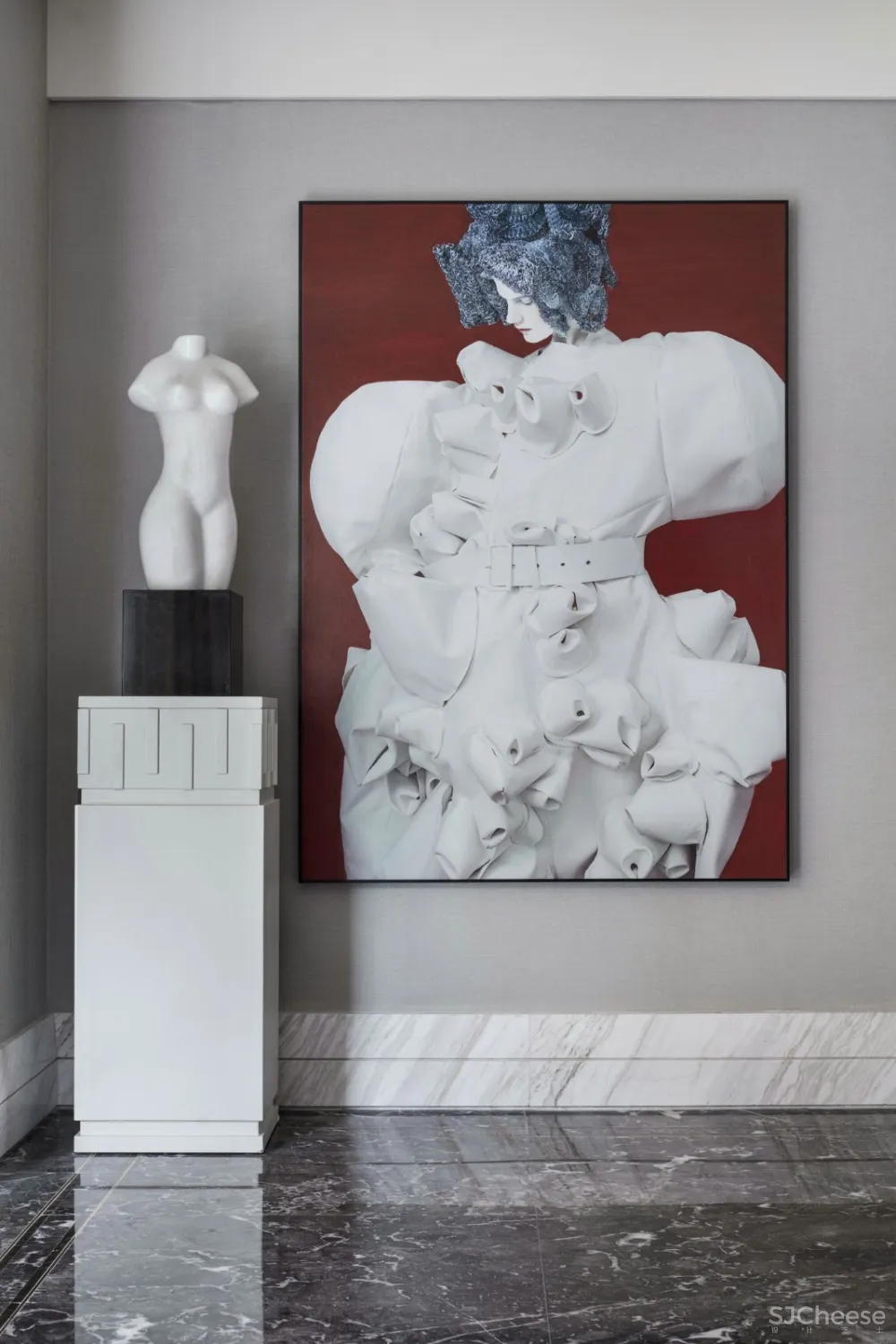 400㎡法式浪漫别墅,致敬经典的现代优雅演绎装修设计案例|