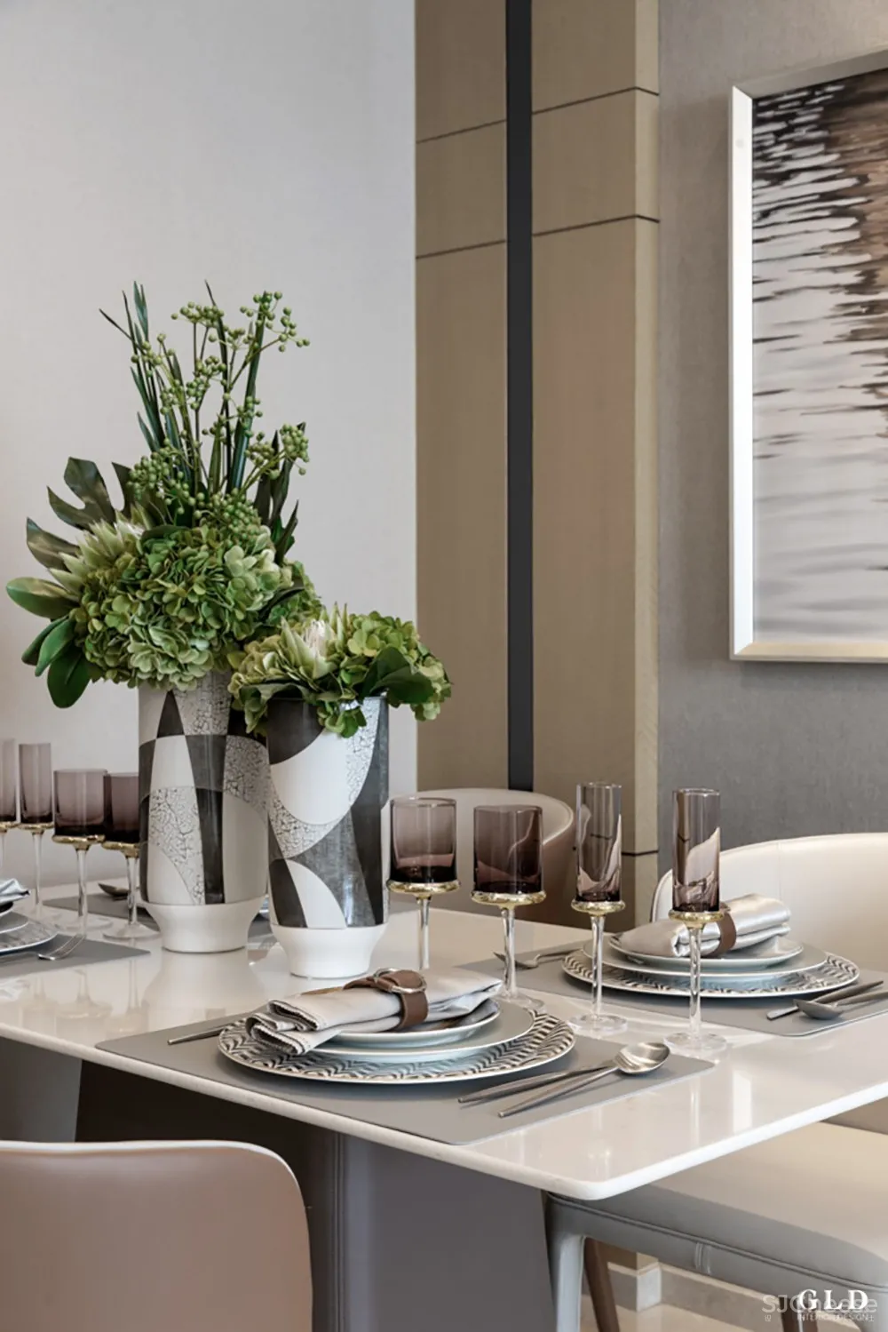 GLD绿檀设计作品 | 绿城·濮园项目95㎡样板间