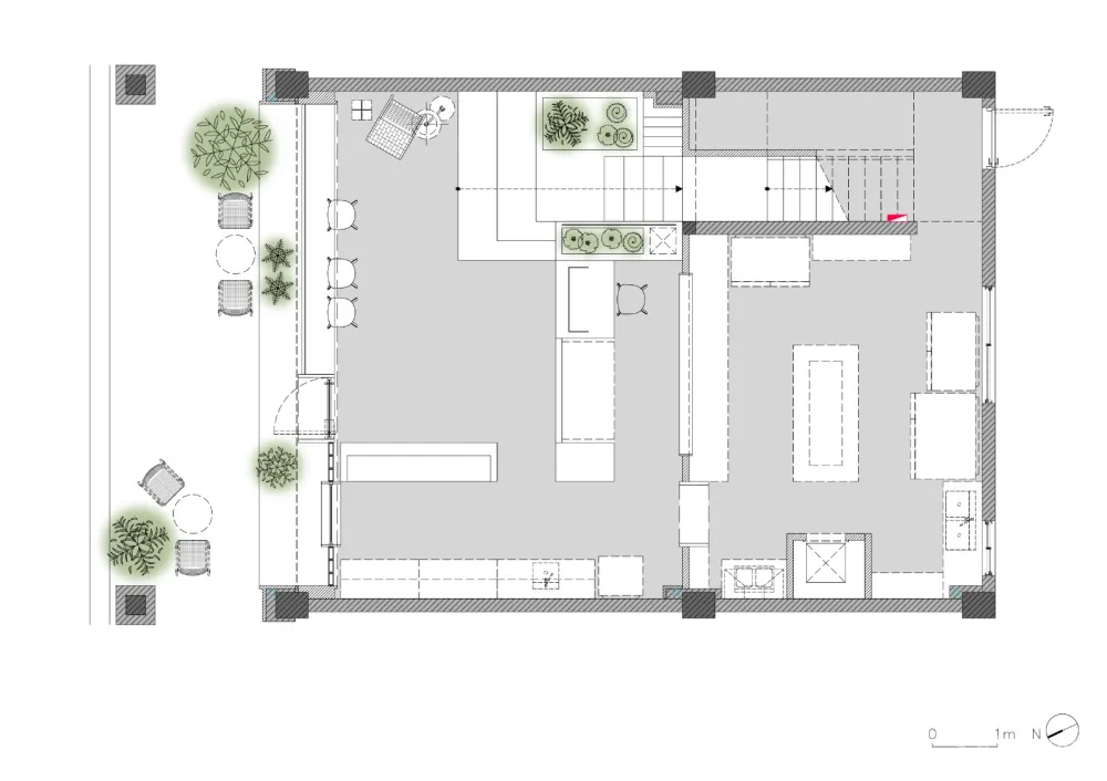 质感设计工作室 | MySpace私域烘焙店 - 花园.房:花园包裹的私密空间