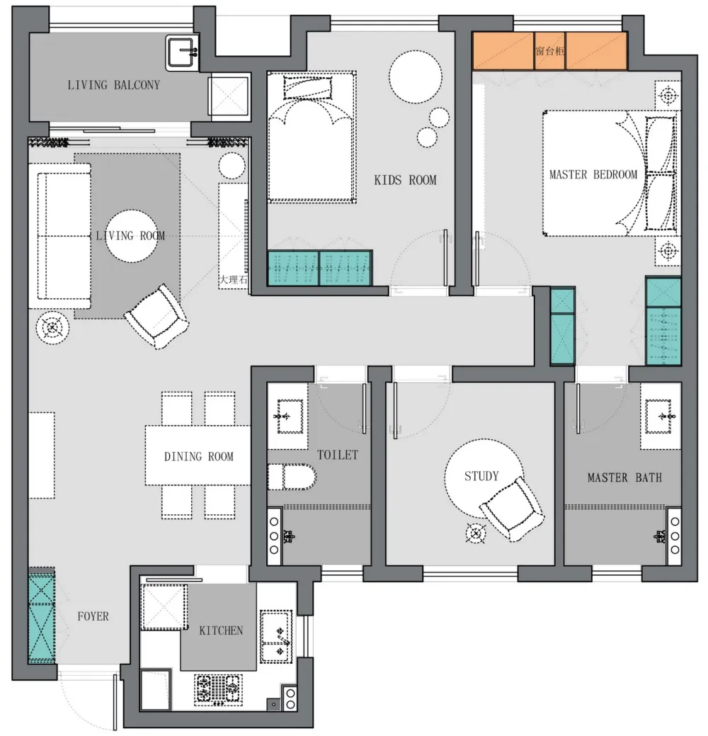 给千篇一律的精装房来个ins风
