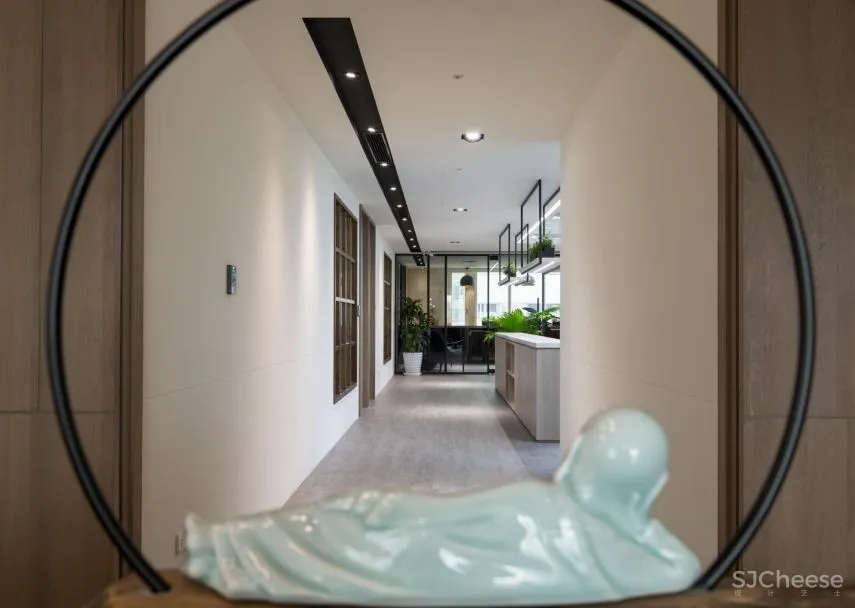 330㎡办公室设计 | 在禅意的魅力下,每个角落都变得清闲自适!