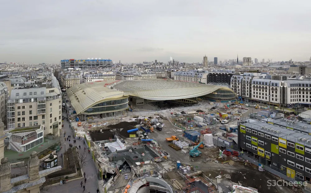 grand opening of the canopee at les halles in paris