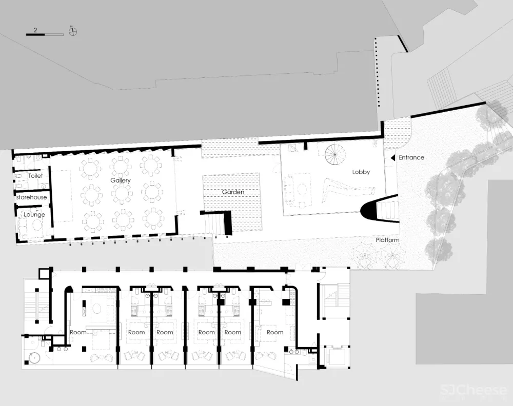 重庆印制一厂山鬼精品酒店改造 寻常设计