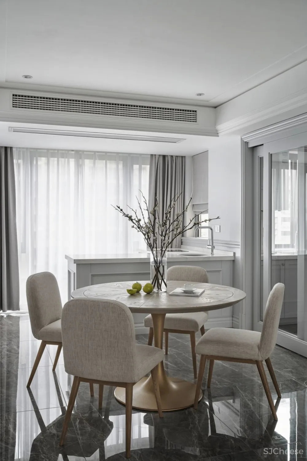 烘培主播的166m²“活该”让人羡慕,轻奢又大气 GHB Interior Design