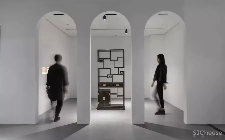 非空”——当一抹“红”种在极简白里,美出新高度 尤格空间设计